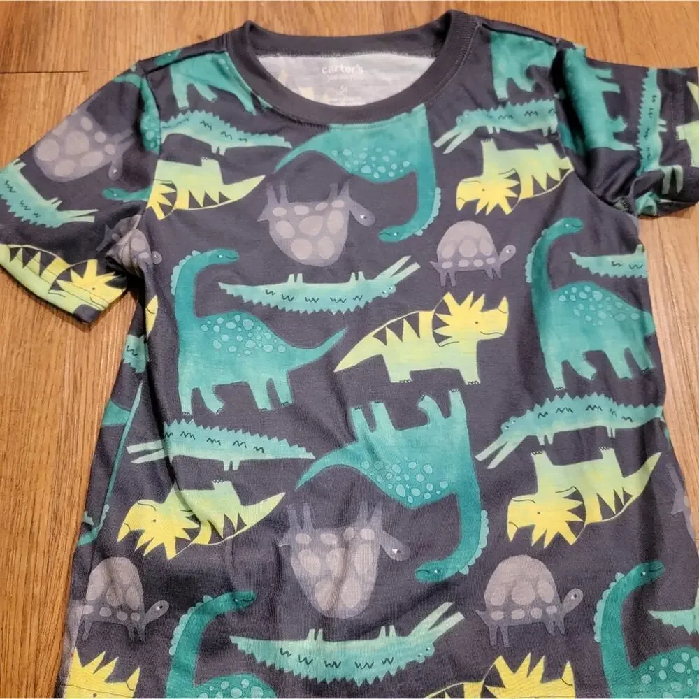 Boys 5t Two Piece Carter Dinosaur Pajamas